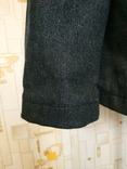 Двобортне вкорочене чоловіче джинсове пальто. Тренч. CROCKER Швеція p-p L, фото №5