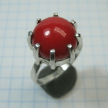 Кольцо с камнем серебро 925., фото №2