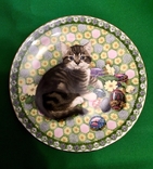 Винтажная тарелка Лесли Энн Знакомьтесь мои котята, фото №3
