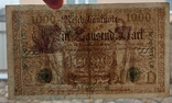 Німеччина 1000 марок 1910 р. зелена печатка, фото №4