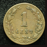 Нидерланды 1 цент 1881, фото №3