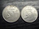 25 центів 2002 США Луїзіана (два різновиди), фото №2