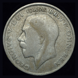 Великобритания 1/2 кроны 1923 серебро 14 грамм, фото №3