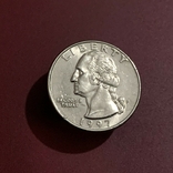 25 центів США, 1/4 долара, 1997, "P" - Філадельфія, фото №2