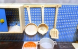 Лялькова кухня з набором посуду СРСР Метал, фото №3