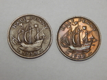 2 монеты по 1/2 пенни, 1938/40 г.г. Великобритания, фото №2