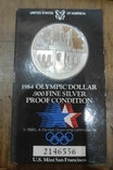  США 1 доллар 1984 г. XXIII летние Олимпийские Игры, Лос-Анджелес 1984 Серебро, фото №2