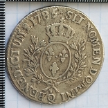 1 экю, Франция, 1785 год, Q, король Людовик XVI, серебро 0.917, 28.57 грамма, фото №4