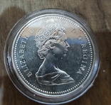 Канада 1 доллар 1973 г. Серебро. Полицейский канадской конной полиции, фото №3