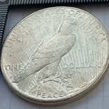 1 доллар, США, 1923 год, Peace Dollar, S, серебро 0.900, 26.82 грамма, фото №5