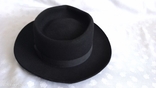 Шляпа чёрная Generoso Швейцария размер 56., фото №4