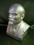 4М107 Бюст В. Ленин, силумин, СССР. Высота 23 см, фото №6