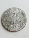 Польша 10 злотых 1933 год Траугут копия, фото №3
