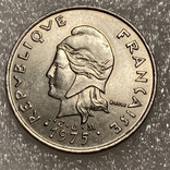Французская Полинезия 20 франков, 1975 (О1), фото №2
