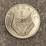 Руанда 1 франк, 1985 (О1), фото №2