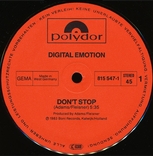 Цифрові емоції - Не зупиняйся - 1983. (ЄП). 12. Вінілові. Пластинка. Німеччина., фото №5