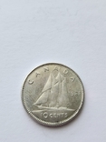 10 центів Канада срібло лот 2, фото №2
