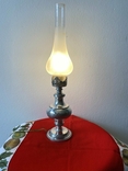 Настільна лампа- світильник срібна 800пр ., фото №3