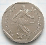 2 франка, Франція, 2000р., фото №2