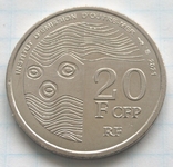  20 франків, Французькі тихоокеанські території, 2021р., фото №3
