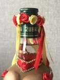 Бутылка ZUBROWKA. Декор в национальный украинский стиль. Ручная работа., фото №7