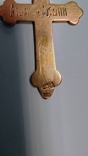 Старовинний золотий хрестик ,56 проби з клеймом ,вага 2.9, фото №7