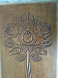 Декор роза от деревянного шкафа, фото №9