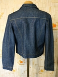 Куртка жіноча джинсова. Вітровка PURE коттон р-р 14(прибл. S-XS), photo number 7