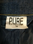 Куртка жіноча джинсова. Вітровка PURE коттон р-р 14(прибл. S-XS), photo number 10