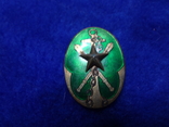 Японія офіцерський знак "Резервіст" (зелений) - керівник, радник, секретар. 1936-45 рр., фото №2