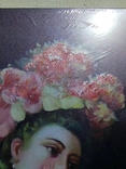 Картина дама с цветком. 56*86. Репродукция., фото №5