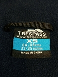 Толстовка флісова. Куртка TRESPASS унісекс стрейч p-p XS, фото №9