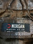Мотокуртка жіноча. Куртка шкіряна MORGAN p-p прибл. S-XS, фото №10