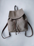 Шкіряний рюкзак з натуральної замші бренду Mint &amp; Berry, фото №7