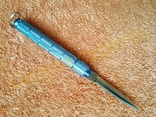 Нож резьбовой обоюдоострый складной Blue 33, фото №4