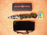 Складной тактический нож Superfire стеклобой стропорез чехол 22,5 см, фото №3
