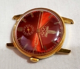 Олімпійський годинник Zim в позолоченому корпусі СРСР, фото №2