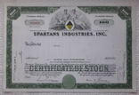 Сертифікат мережі дисконтних магазинів США 1969 року на 100 акцій, фото №2