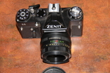 Фотоаппарат Зенит-11 + Гелиос-44М. № 65.32., фото №5
