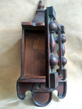 Деревяний корпус старого годинника, фото №3