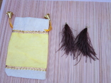  Довгі сережки з пір'ям страуса сережки зі страусиного пера, фото №6