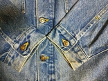 Ковбойская джинсовая куртка Schaefer TEXAS USA коттон шкіра р-р 2XL, фото №8