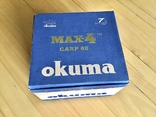Карповая катушка с передним фрикционном Okuma Max 4 Carp 60, photo number 8