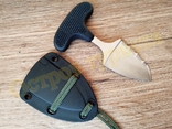 Нож шейный тычковый Мастер с чехлом 10 см, фото №6