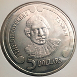 Новая Зеландия 5 долларов 1992 г. Абел Тасман (тираж 20 тыс.), фото №5