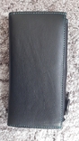 Кожаный черный кошелек женский DR. BOND WRN-23 black, фото №6