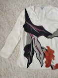 Брендова 100% шовкова блуза Jigsaw Northern Bloom, фото №8