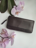 Оригінальний шкіряний гаманець портмоне клатч Clarks, фото №3