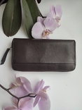 Оригінальний шкіряний гаманець портмоне клатч Clarks, фото №6