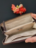 Оригінальний шкіряний гаманець портмоне клатч Clarks, фото №9